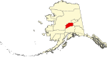 State map highlighting Denali Borough