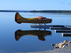 Nine-passenger Nordic seaplane operated by Waasheshkun Airways Ltd, Mistissini, 2005