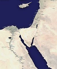 Ídem, ampliado hacia el Levante mediterráneo y Egipto