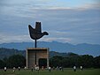 La Main ouverte, représentation géographique et symbole de la ville.