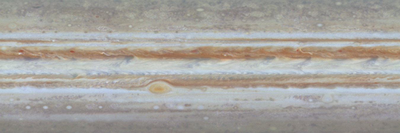 Atmosphere of Jupiter, by NASA/JPL/University of Arizona