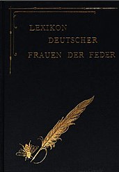 Lexikon deutscher Frauen der Feder (Buchdeckel)