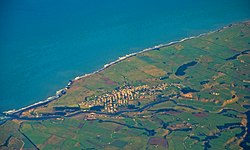 Aerial photo of Patea