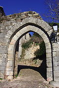 Porte Sud Capdenac-le-Haut vue de l'extérieure.