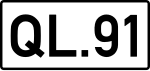 National Route 91 shield}}