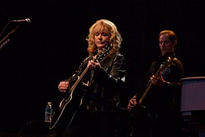 Tyrell performing with Bruce Springsteen and the E Street Band in August 2009