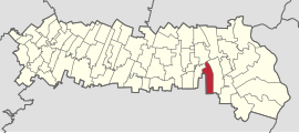 Location in Ialomița County