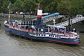 Ancien ferry Tattershall Castle sur la Tamise près de Victoria Embankment, et aujourd'hui un pub.