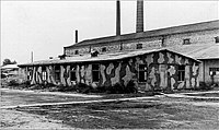 The factory building in the HASAG labor camp in Częstochowa Ghetto