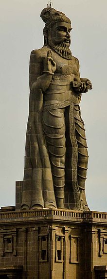 Valluvar statue at Kanyakumari