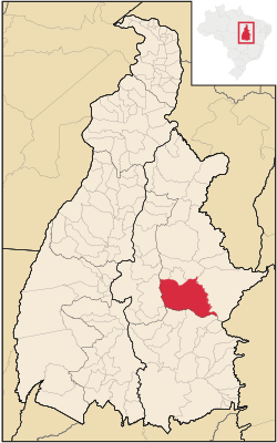 Location in Tocantins