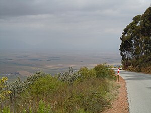 View from top of pass