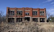 Abandoned school in Whiteflat (Motley County)