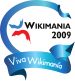 Logo of the Wikimania 2009 conference, held in Buenos Aires, Argentina