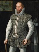 Retrato de Walter Raleigh, de William Segar, 1598.