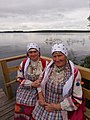 Udmurt women in traditional clothing
