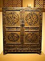 Black lacquered medicine cabinet with dragon patterns from Wanli era, Ming dynasty.