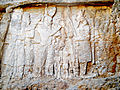 Relief of the Coronation of Ardashir I at Naghsh-e-Rostam. Ardashir is receiving the Kingship's ring from Ahuramazda.