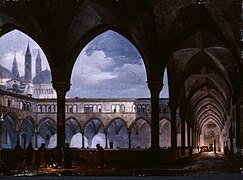 View of the Cloister at the Basilica of Saint Anthony of Padua