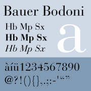 Bauer Bodoni