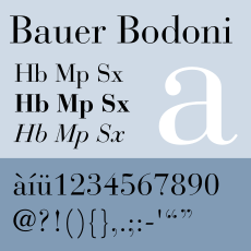 Bodoni