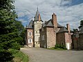 Le château de Carcé : vue extérieure d'ensemble.