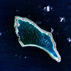 Canton Island, a coral reef atoll