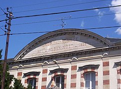 Centre Hospitalier Auban-Moët, détail façade,