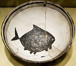 Ceramic Bowl Fish, Mimbres, c. 1050-1150