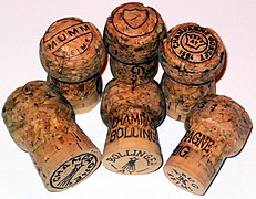 Rollas para botellas de viño espumante (cava, champaña)