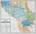 Ethnographic map of the Balkans from the Serbian author Jovan Cvijić (1909)