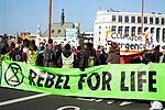 "Rebellion Day" på Blackfriars Bridge, den 17 november 2018