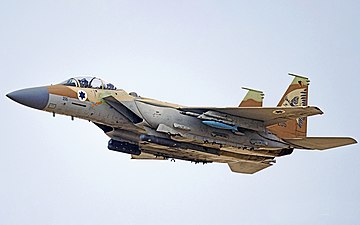 מטוס רעם-F-15I של טייסת 'הפטישים' בחיל האוויר הישראלי