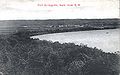 Fort Qu'Appelle from across Echo Lake, viewed from the north-west, c. 1910