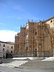 Cathédrale de Guadix. Au Xe siècle, il y avait une église hispano-wisigothique, siège épiscopal créé par saint Torquat.