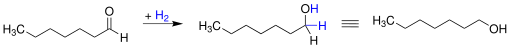 Synthese von 1-Heptanol