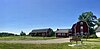 Farm buildings at Knox Farm State Park.