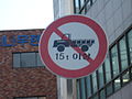 No trucks over 15 tonnes permitted