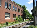 Railway line at Main East, near Gage Avenue