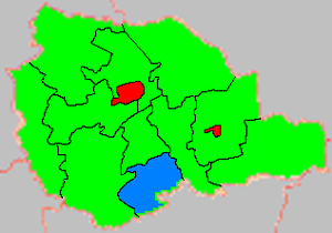 Междулесский сельсовет на карте