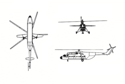 Mi-6三視圖