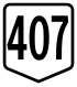 Route 407 shield