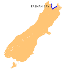 Location of Tasman Bay