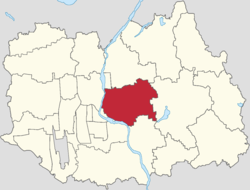 Location of Nancai Town within Shunyi District
