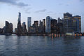 Sud de Manhattan au crépuscule, à New York le 1 mai 2014.