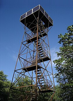 Observation tower atop Mount Davis