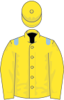 Yellow, light blue epaulets