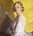 « Portrait of Diana Low » par William Nicholson, 1933.