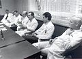 Pressekonferenz zur Gründung des Transplantationszentrums im April 1986