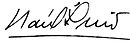 Firma di Raúl Leoni